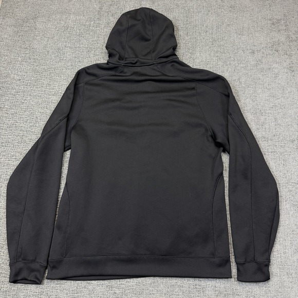 Adidas Nebraska Cornhuskers Football Hoodie Mens XL Black Pullover Climawarm - Picture 4 of 7